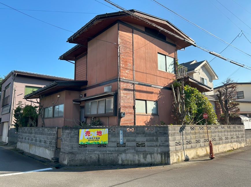 山形市江俣2（57.17坪）1,350万円　建物解体更地渡し