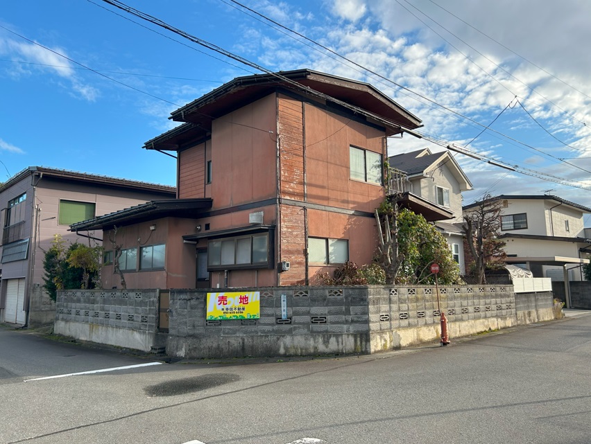 山形市江俣2（57.17坪）1,350万円　建物解体更地渡し