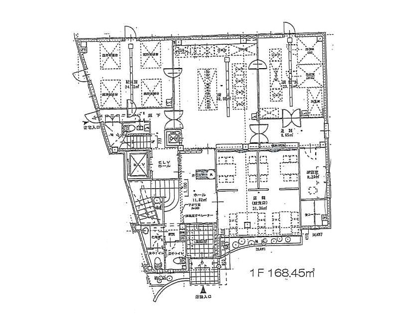 上山南町テナント　1F